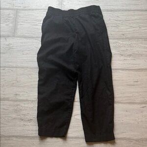 Black linen pants